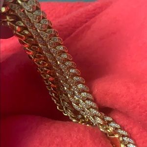 Gold Gods Diamond Micro Cuban Necklace 